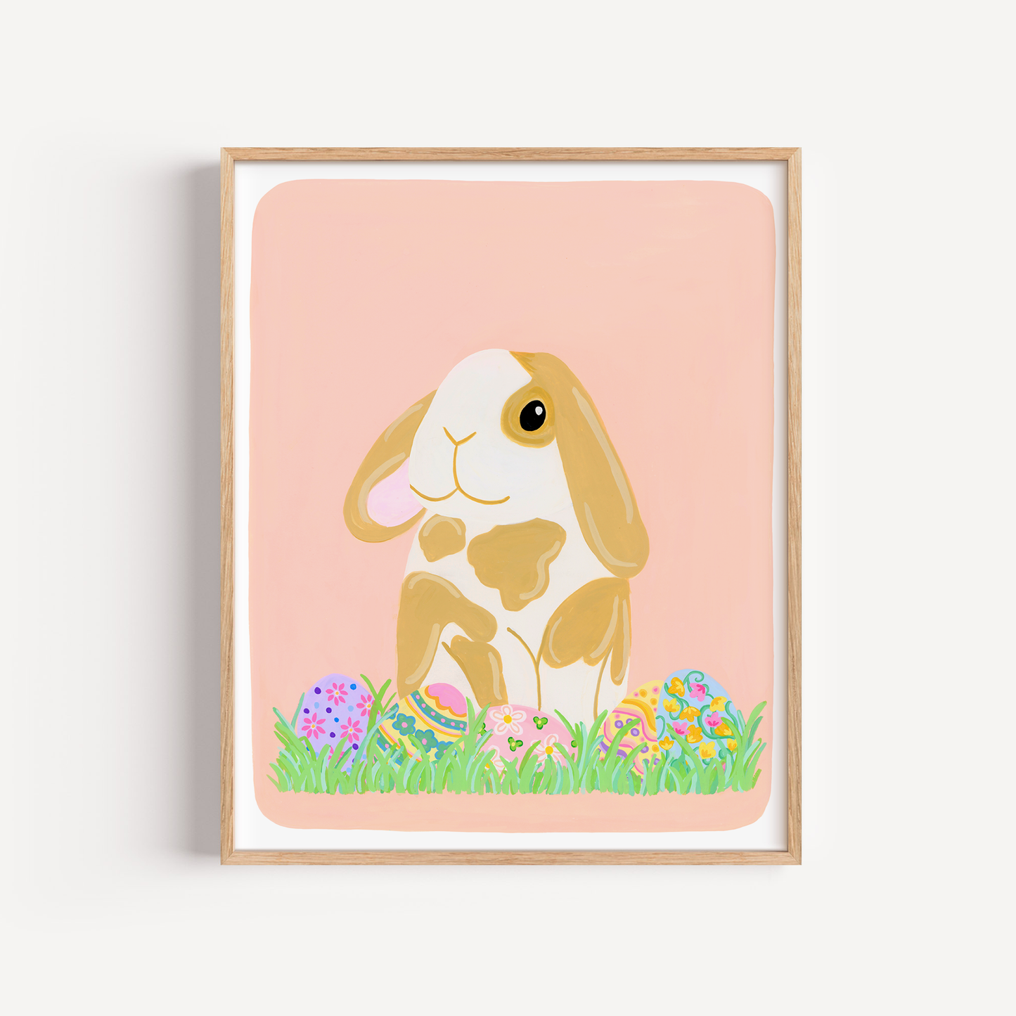 Spotted Easter Bunny Print