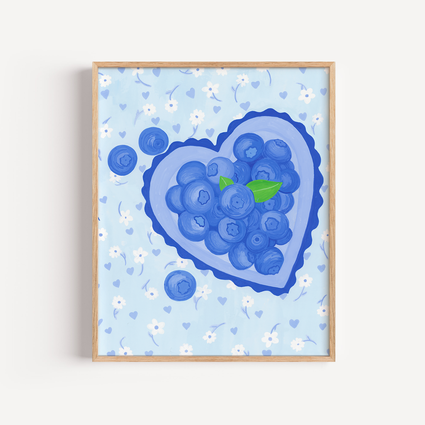 Summer Blueberries Art Print