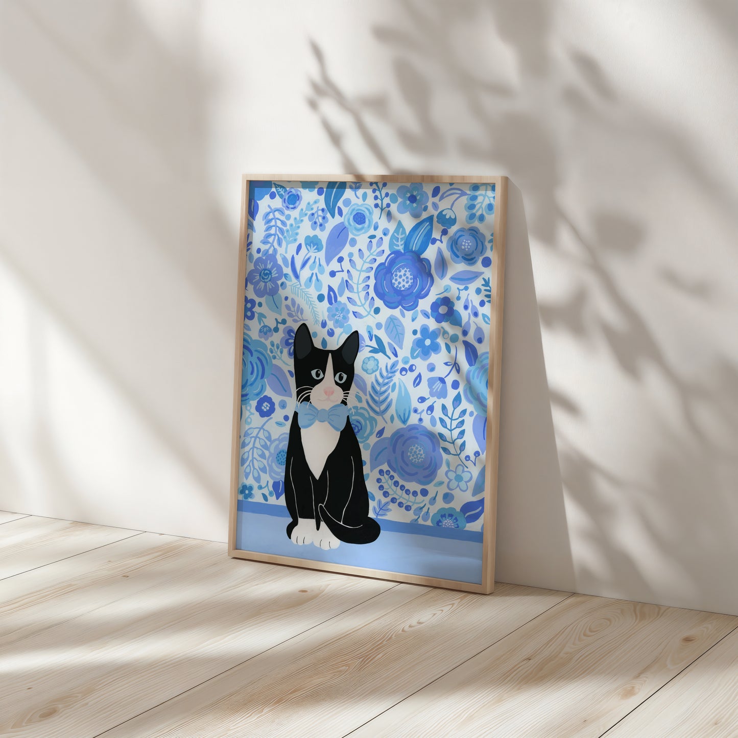 Tuxedo Cat Art Print