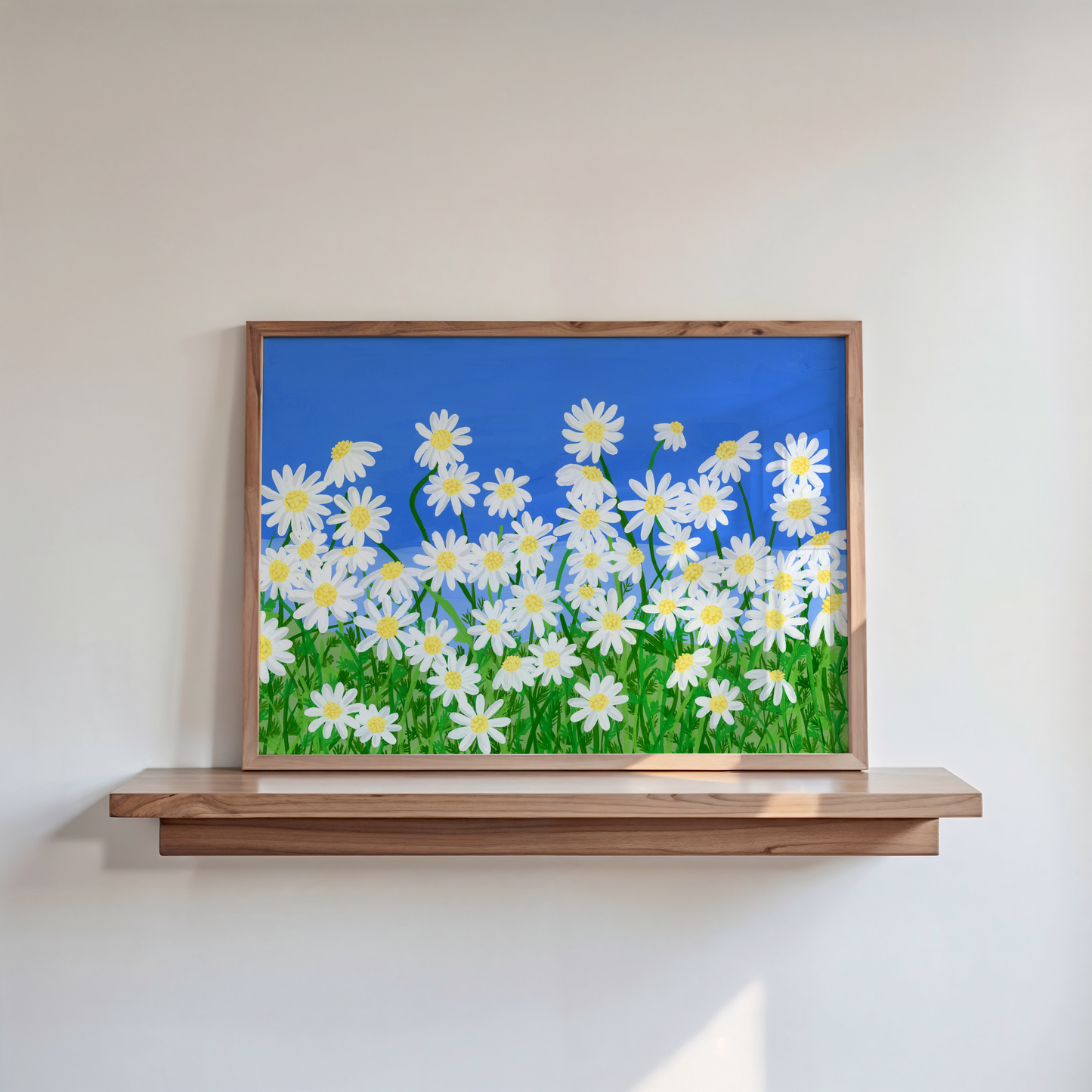 Happy Summer Daisies Art Print