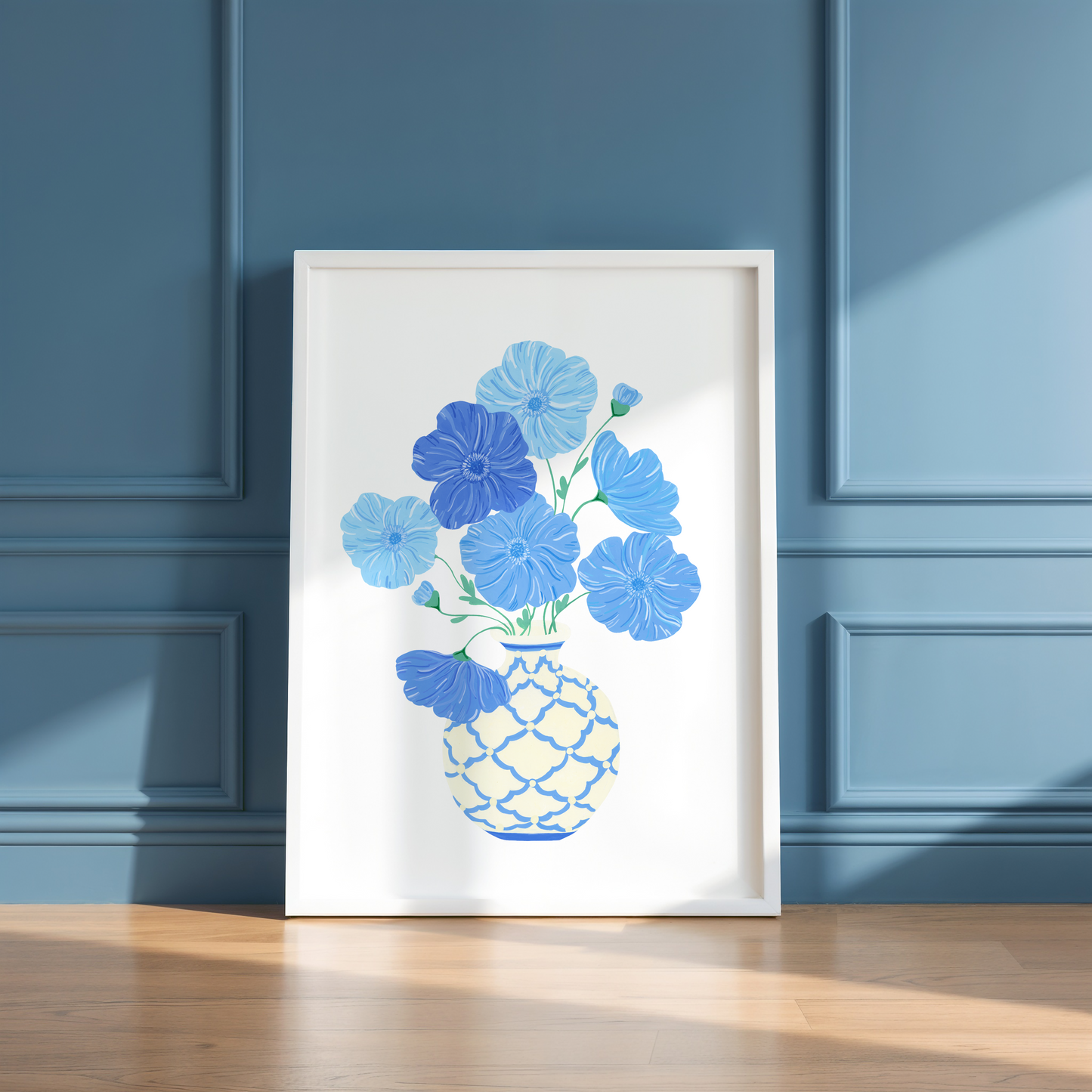 Blue Poppy Art Print