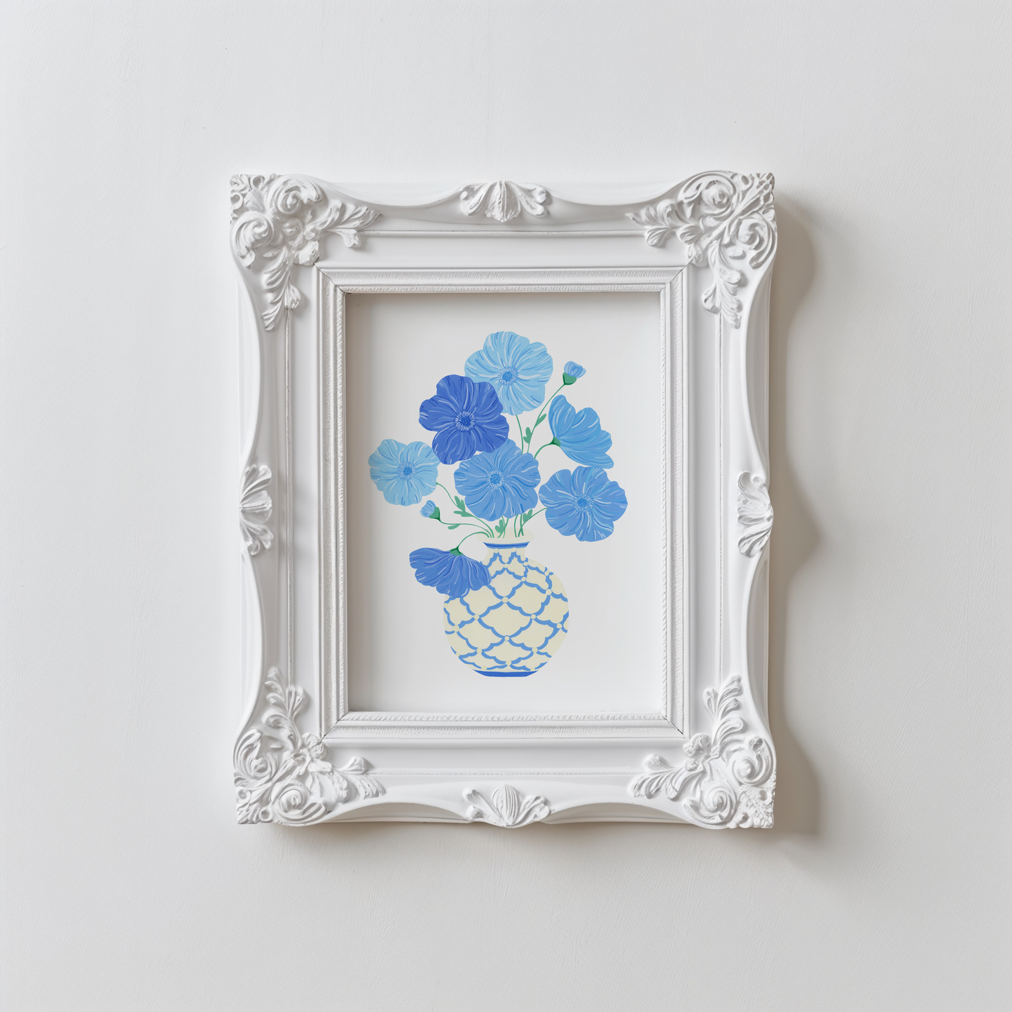 Blue Poppy Art Print
