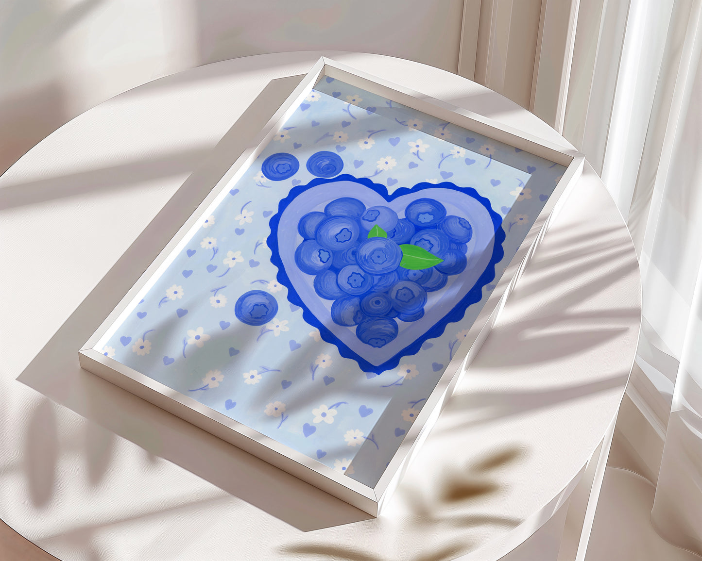 Summer Blueberries Art Print