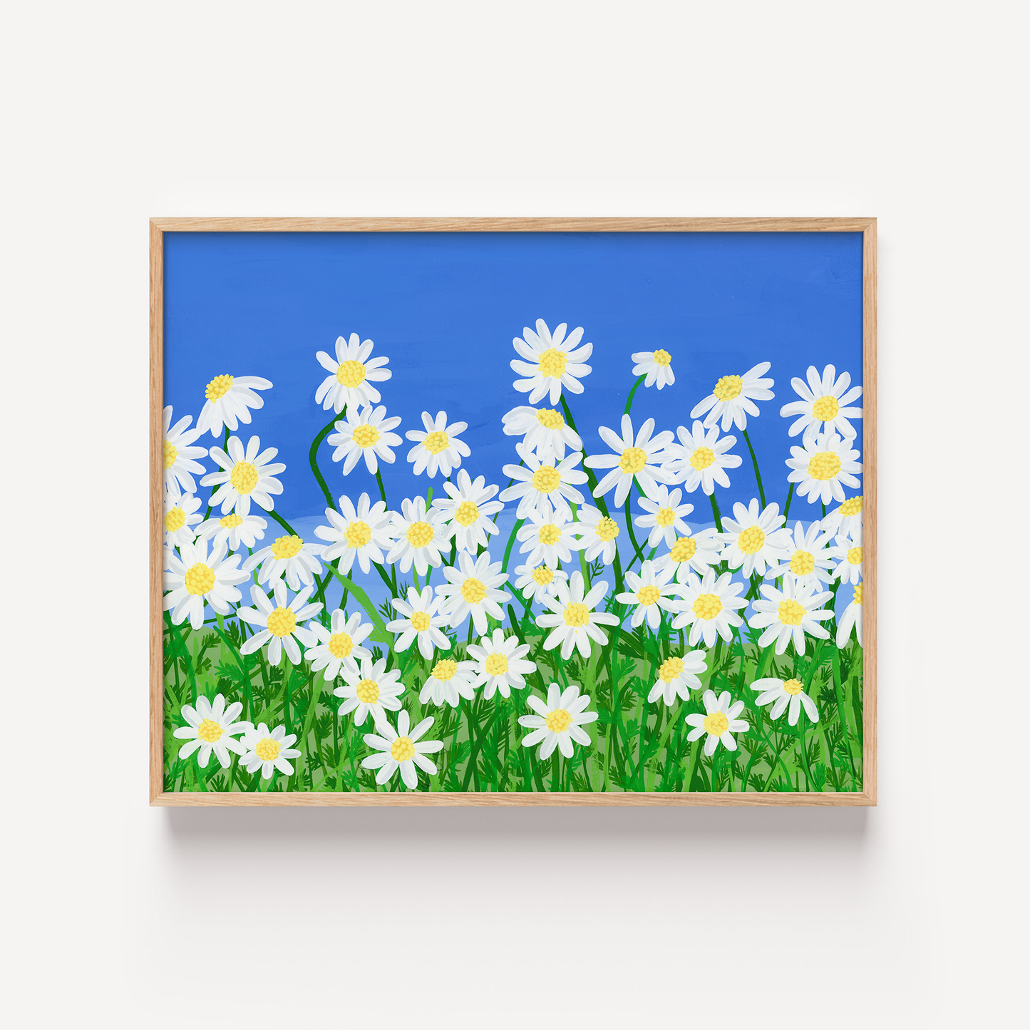 Happy Summer Daisies Art Print