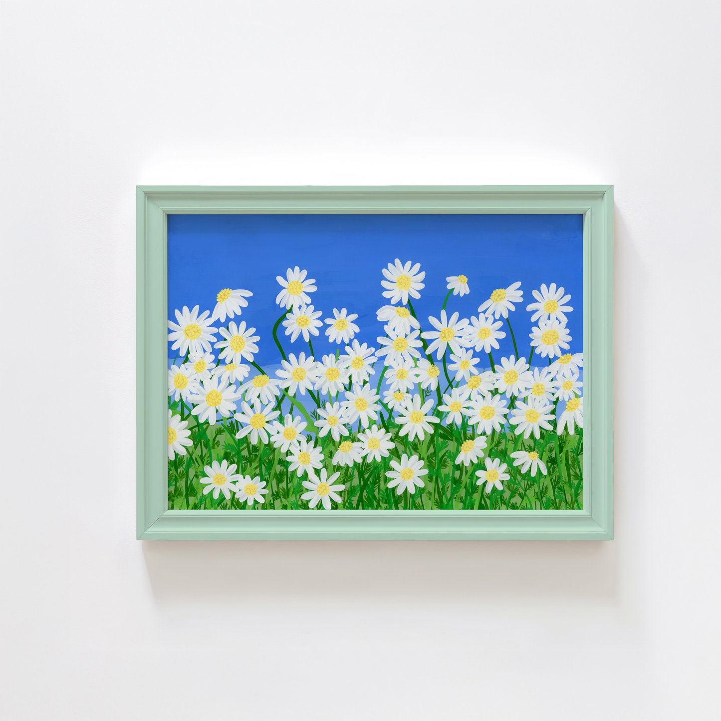 Happy Summer Daisies Art Print