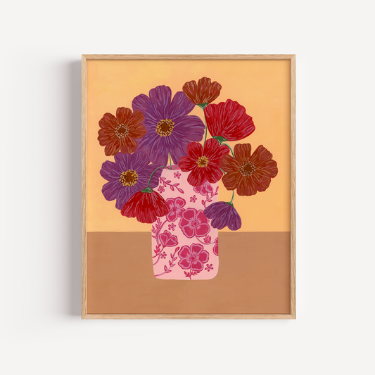 Fall Flowers Art Print
