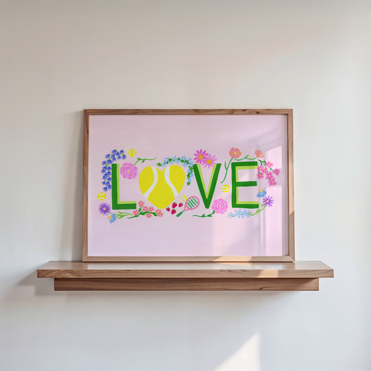 Tennis Love Art Print