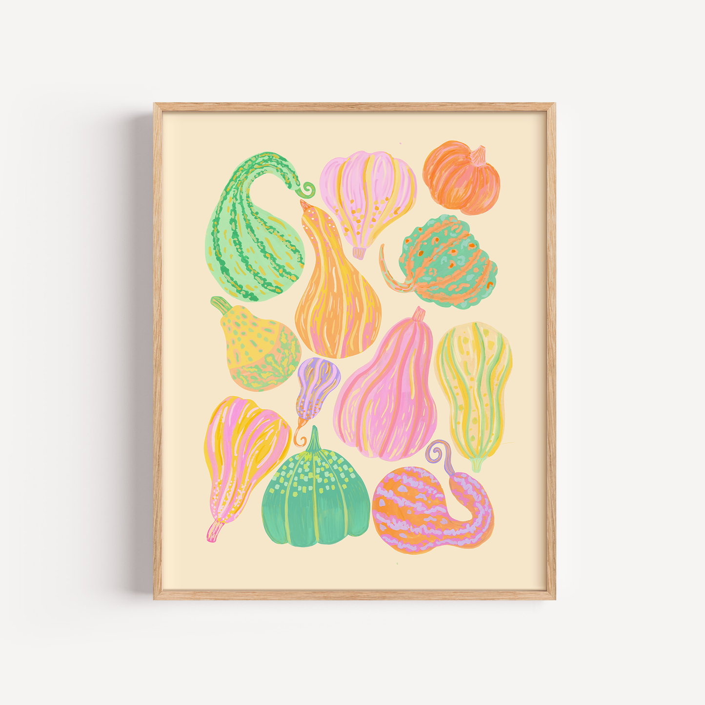 Gorgeous Gourds Art Print