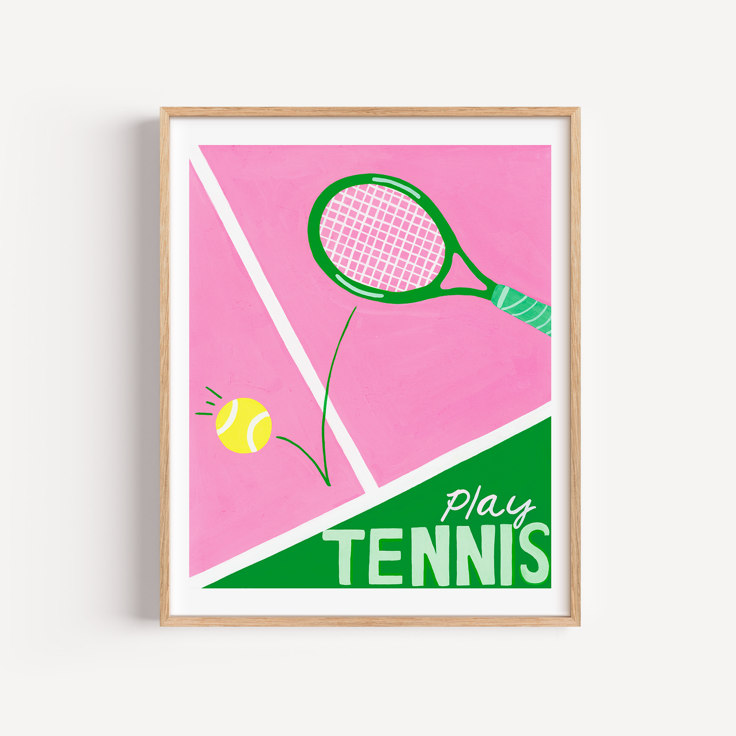 Play Tennis Art Print