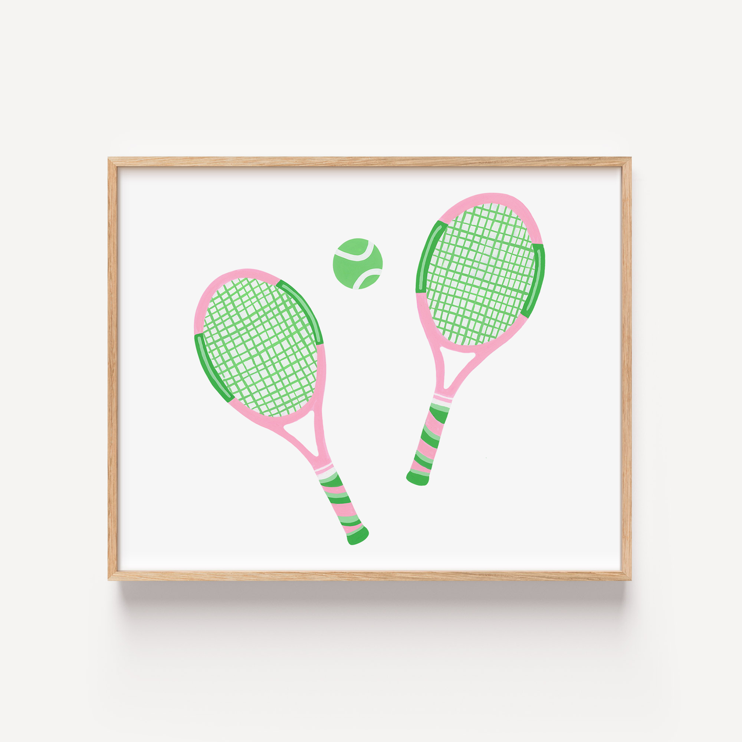 Tennis Racket Art Print