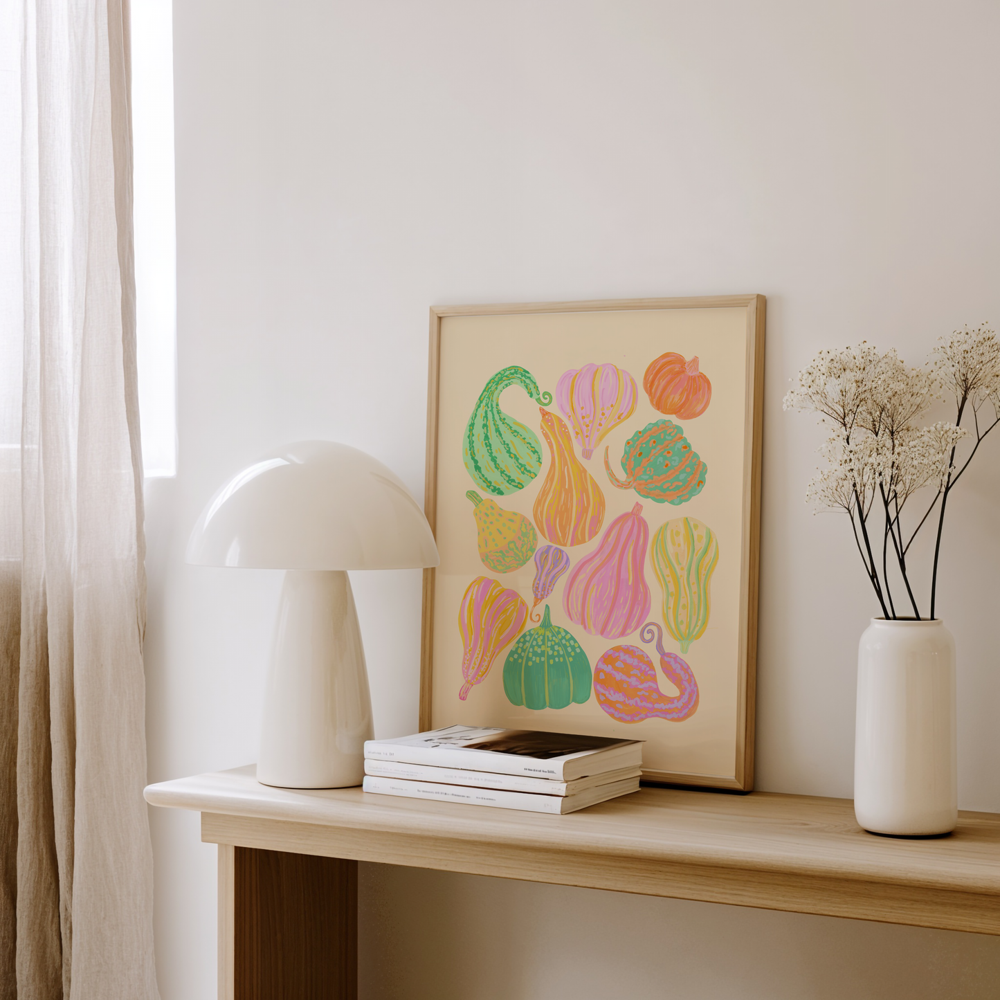 Gorgeous Gourds Art Print