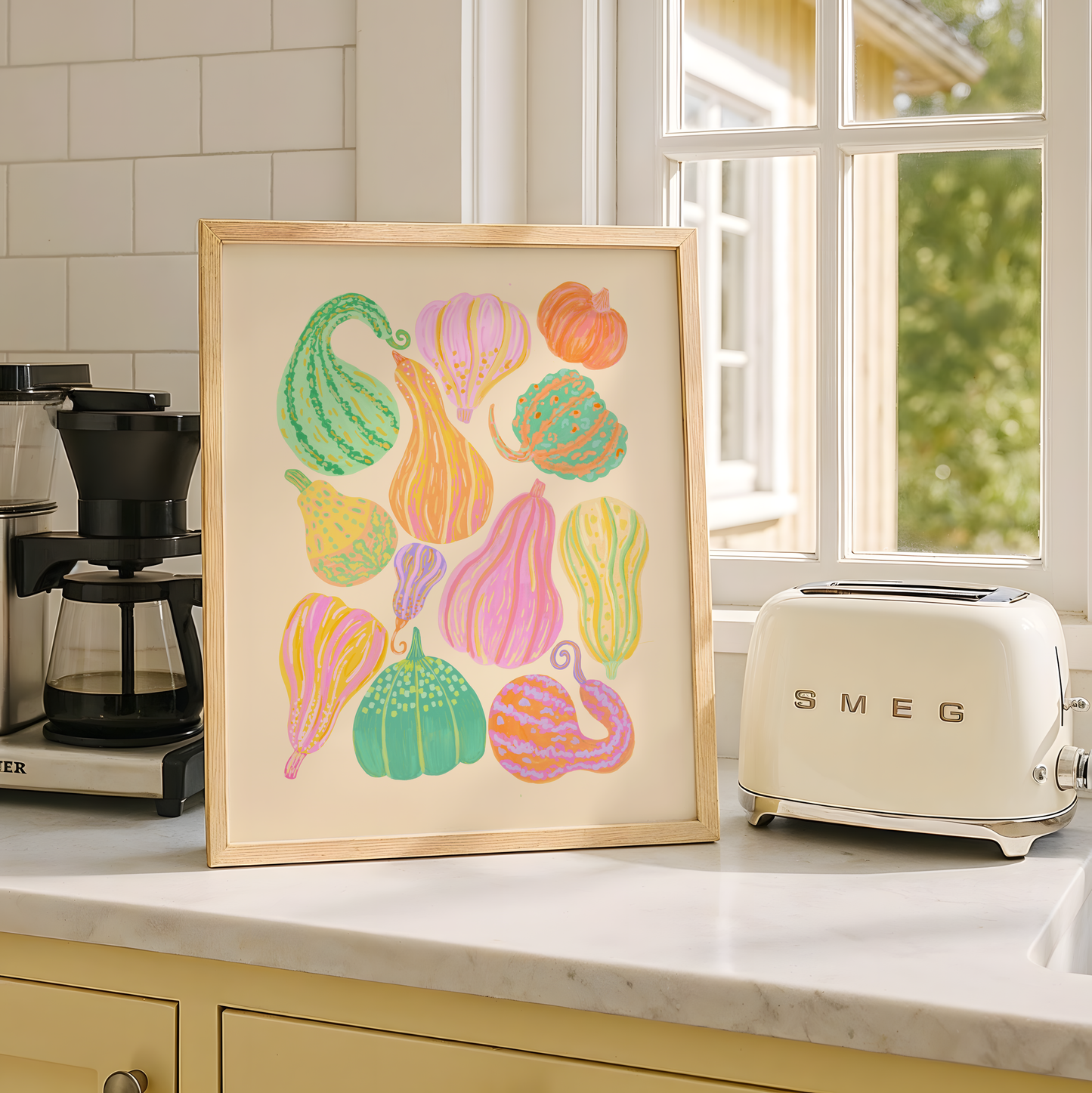 Gorgeous Gourds Art Print