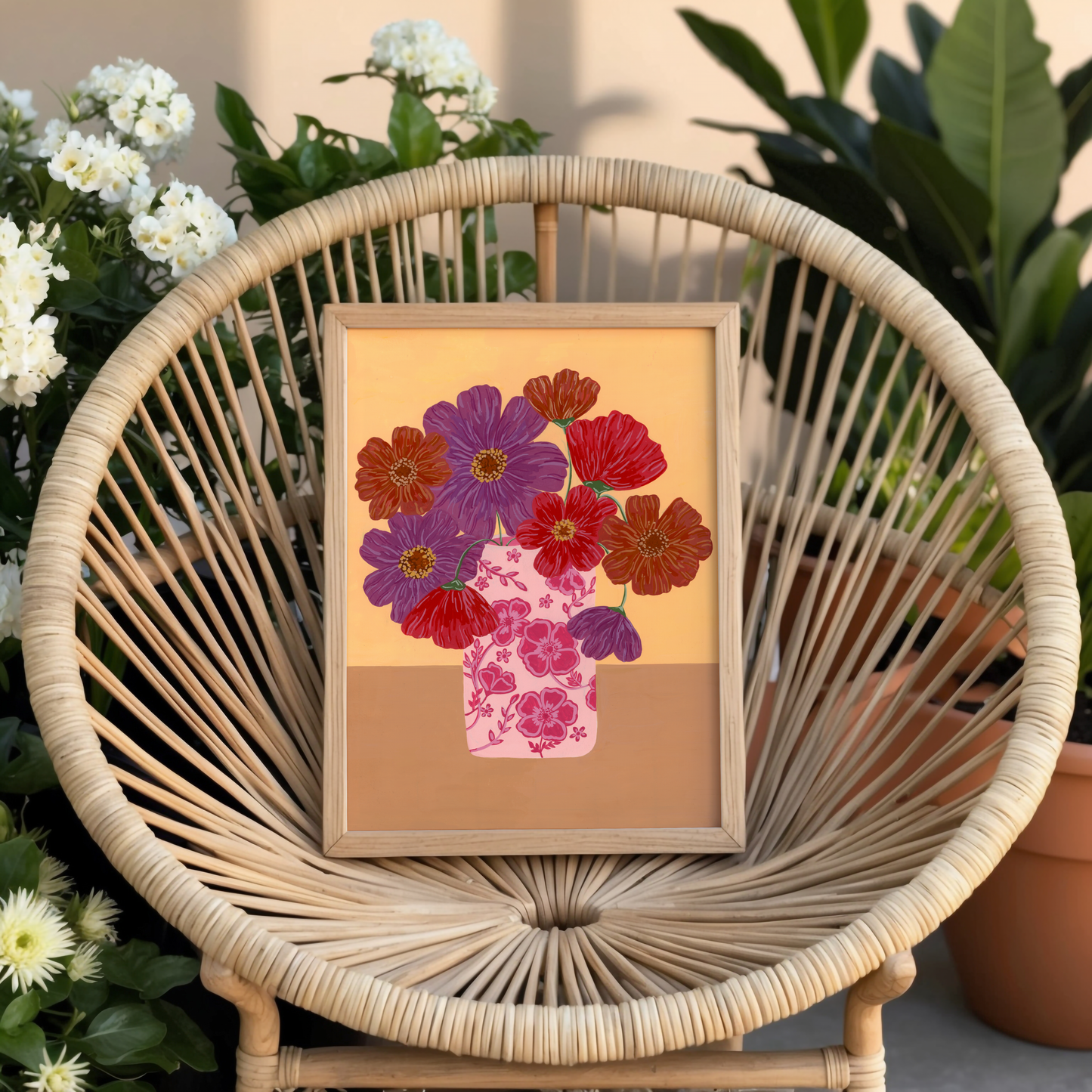 Fall Flowers Art Print