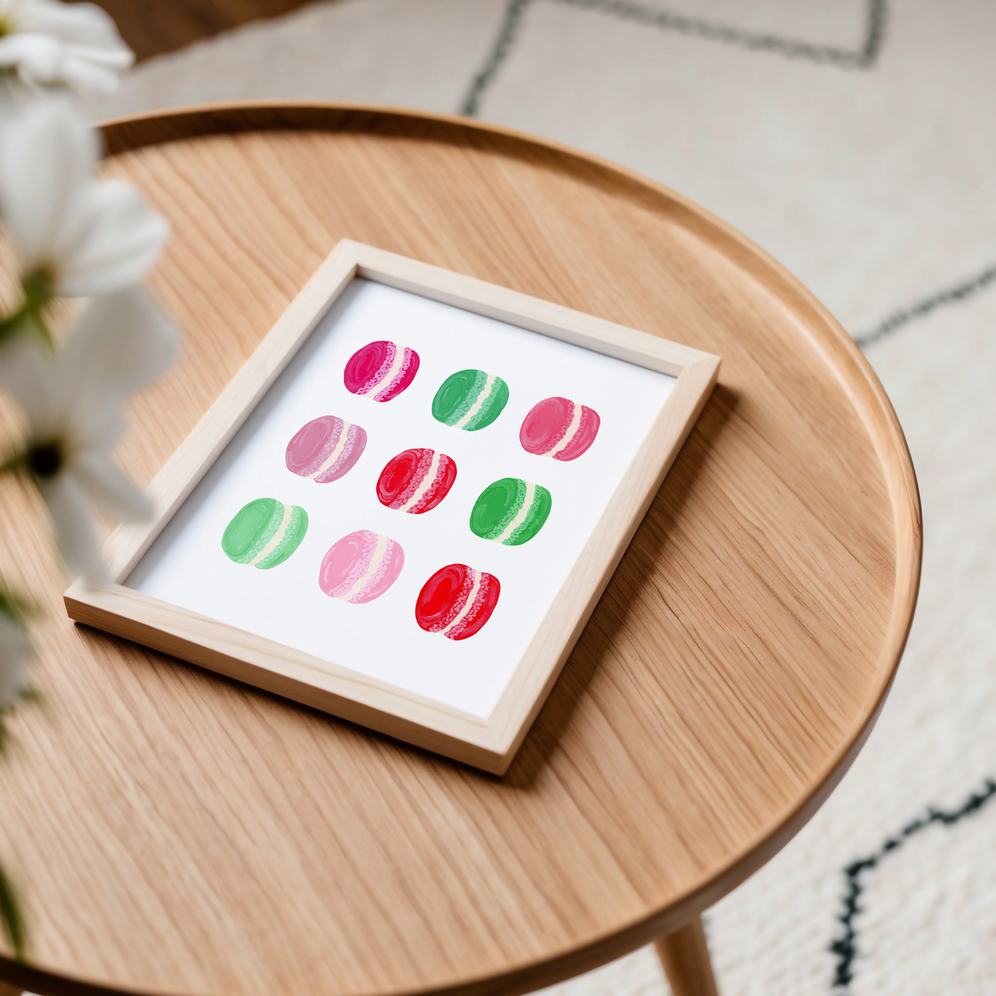 French Macarons Art Print