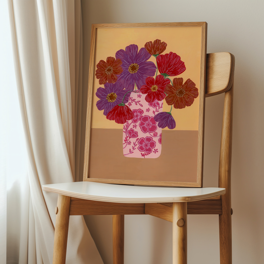 Fall Flowers Art Print