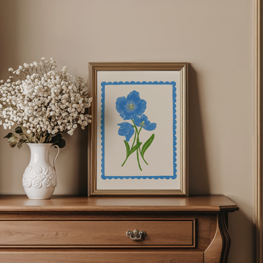 Himalayan Poppy Art Print