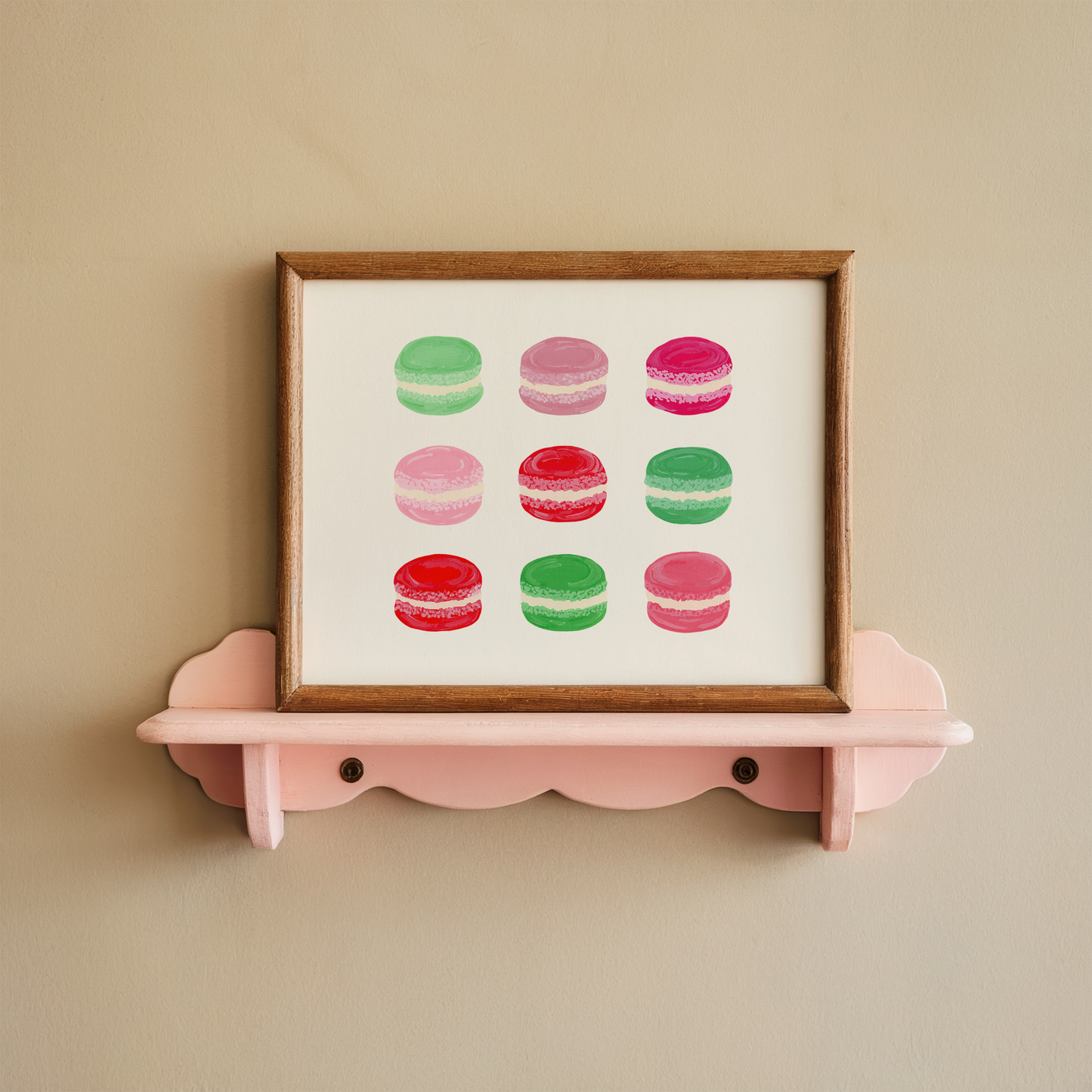 French Macarons Art Print