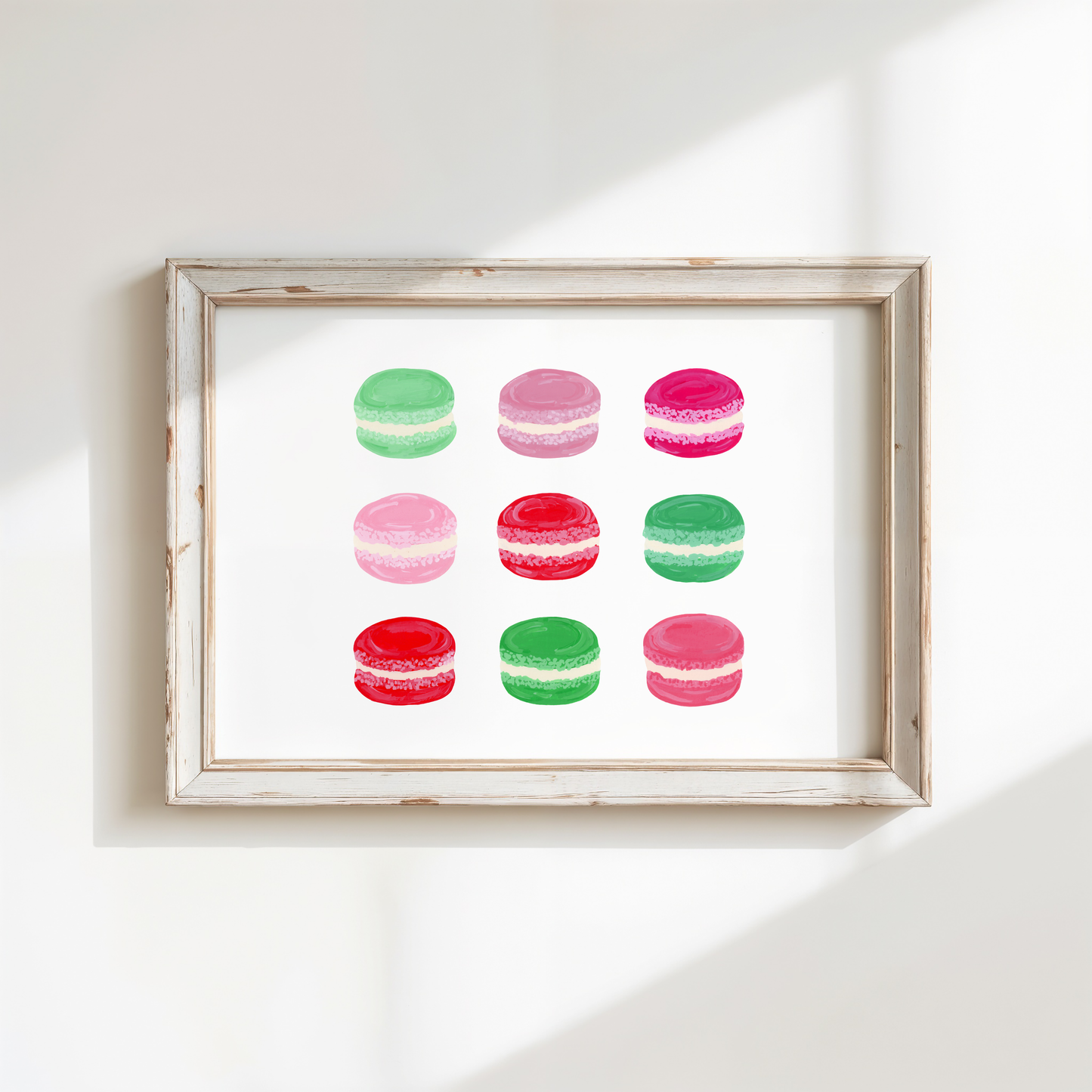 French Macarons Art Print