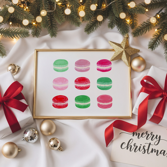 French Macarons Art Print