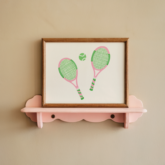 Tennis Racket Art Print