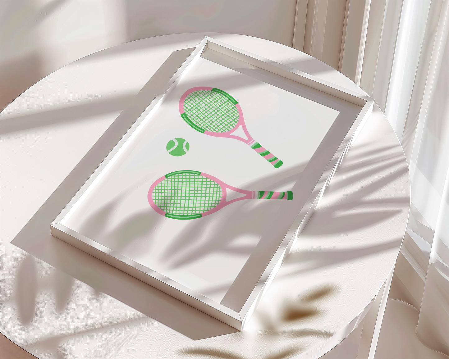 Tennis Racket Art Print