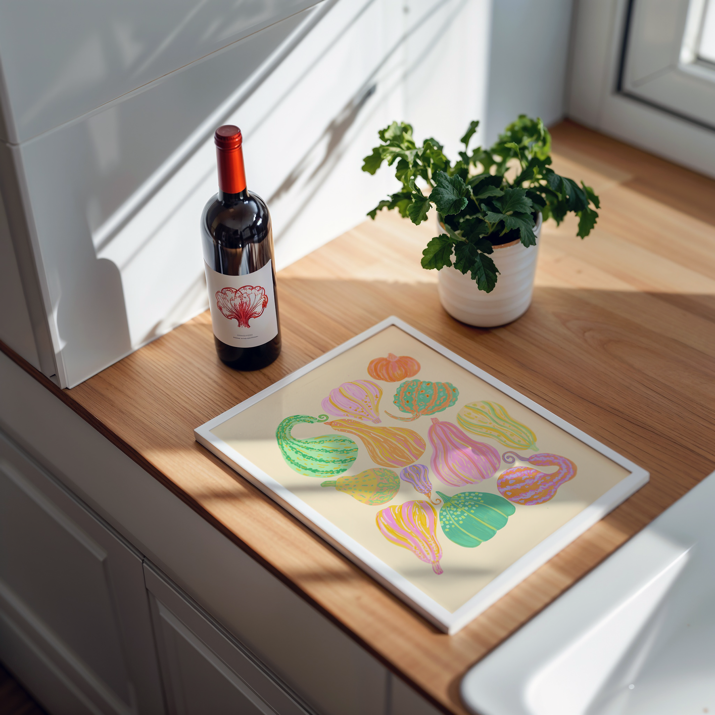 Gorgeous Gourds Art Print