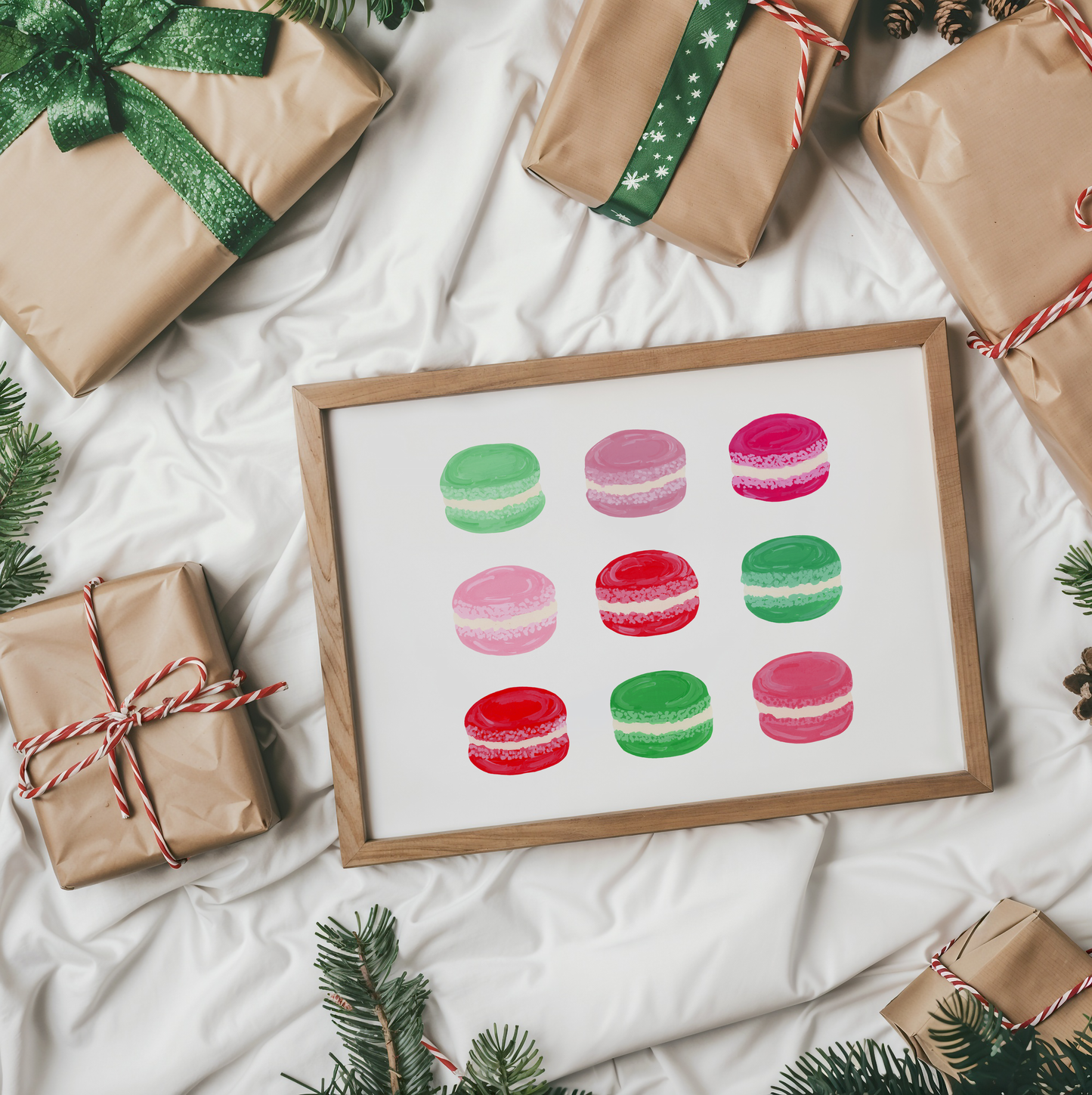 French Macarons Art Print